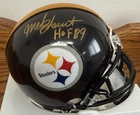 Mel Blount Signed Steelers Mini Helmet with COA and Signing Ticket