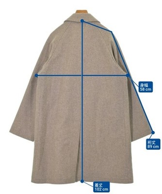 steven alan Balmacaan Coats Brown L 2200650259010 | eBay