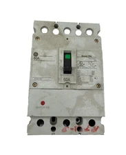 GE FBH36TE060RV Circuit Breaker 60A 3P 600V