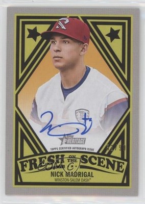 2019 Topps Heritage Minor League Edition 32/99 Nick Madrigal #FOSA-NM Auto y5m