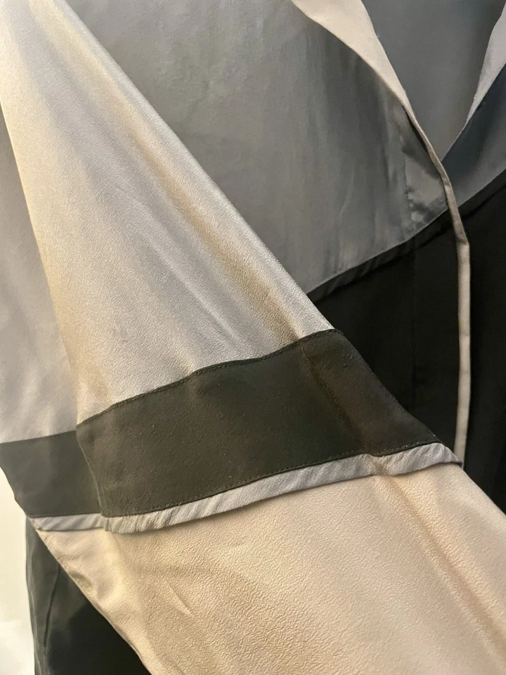 Blusa vintage Oleg Cassini 100% seda colección talla 10 Foto 4 de 4