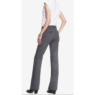 Express Editor Gray Bootcut Trouser Dress Pants Women's Career Office size 8.