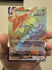 Pokémon TCG Evolving Skies Rayquaza VMAX Rainbow Secret Rare Card 217/203 Mint!