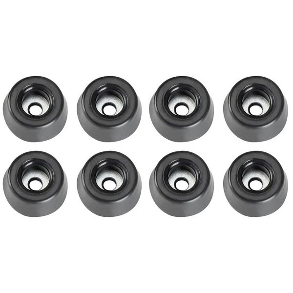 Adam Hall rubber feet 8 pcs black durable for speaker assembly