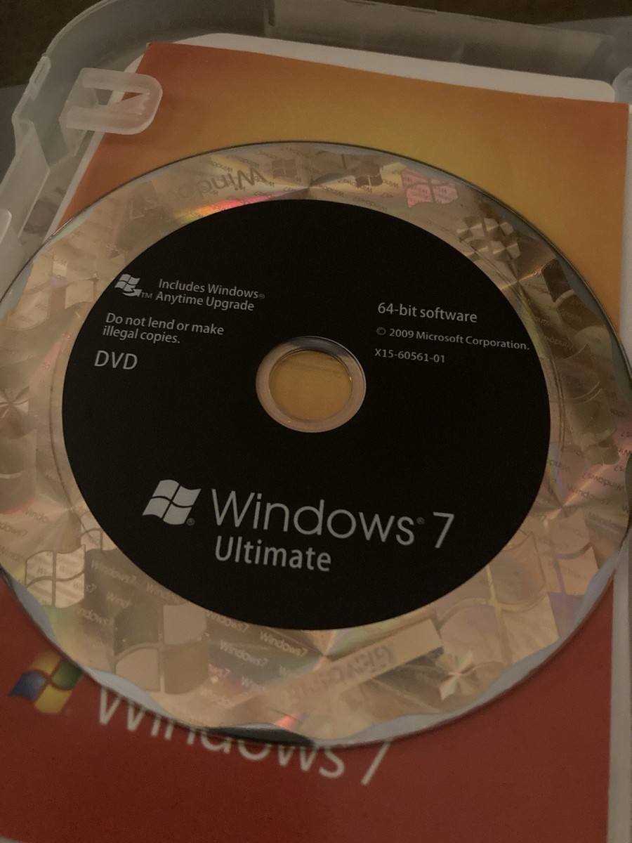 Microsoft Windows 7 Ultimate Full Retail 32 Bit and 64 Bit Microsoft Windows 7 Ultimate Full Retail 32 Bit and 64 Bit