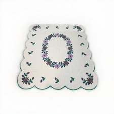 Daisy Hand Stitched Floral Appliqu  Quilt 93.5  Long 79  Wide Country Cottage