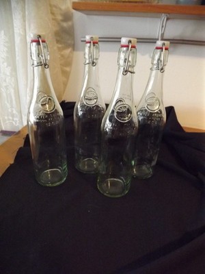 VTG Geyer Freres Maison Fondee En 1895 Glass Bottle Hinged Bail Stopper 4 availa