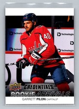 Garrett Pilon 2021-22 Upper Deck Credentials #RA-25 Rookie Arrivals
