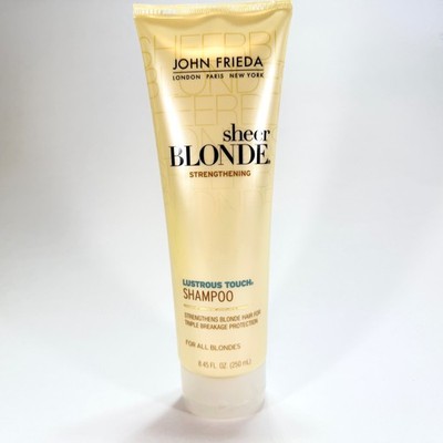 John Frieda Sheer Blonde Strengthening Lustrous Touch Shampoo 8.45 fl oz / 250ml