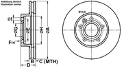 ATE Bremsscheiben Ø280MM + BremsbelÄGe Vorne FÜR VW Transporter T4 VAG