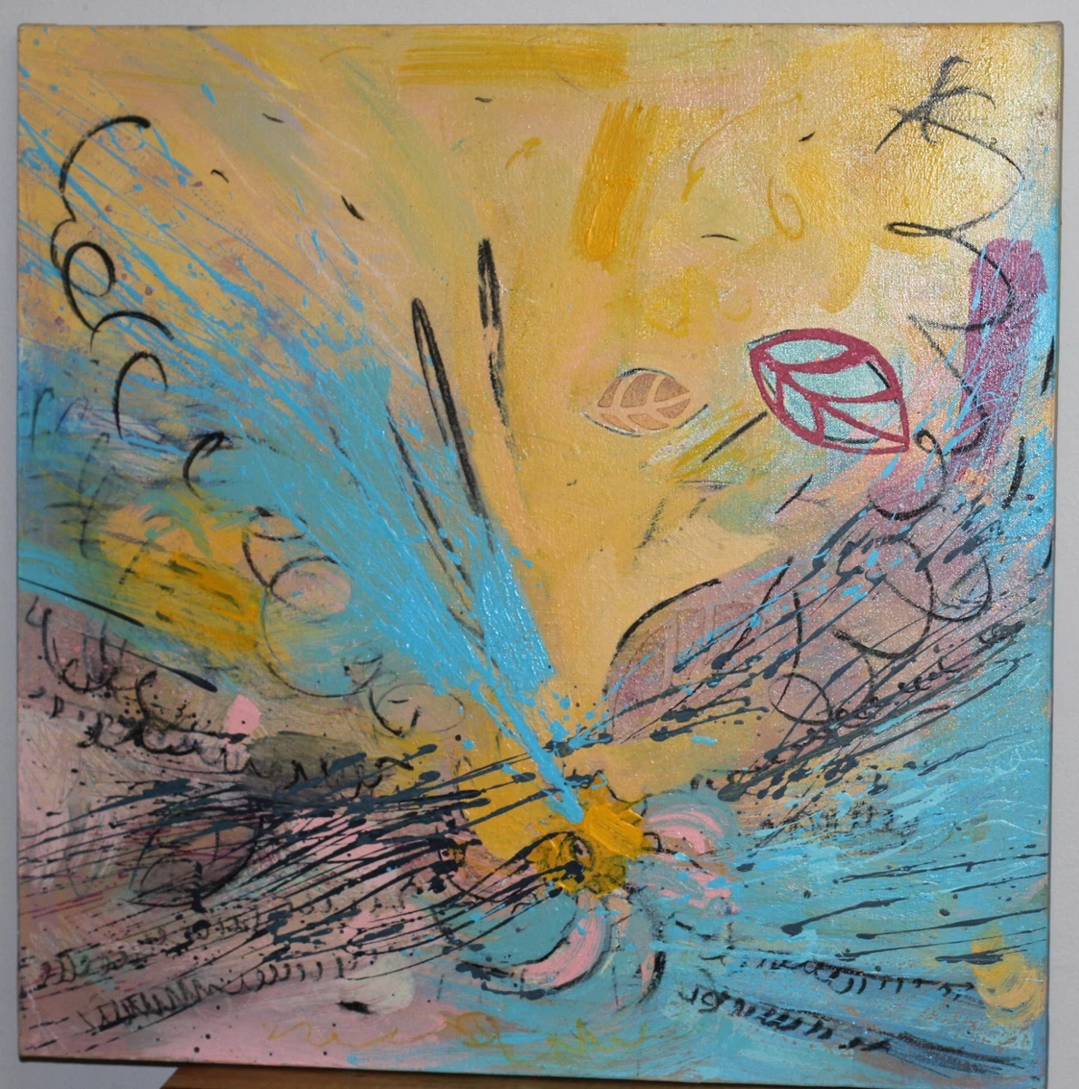 Beautiful Modern abstract oil painting