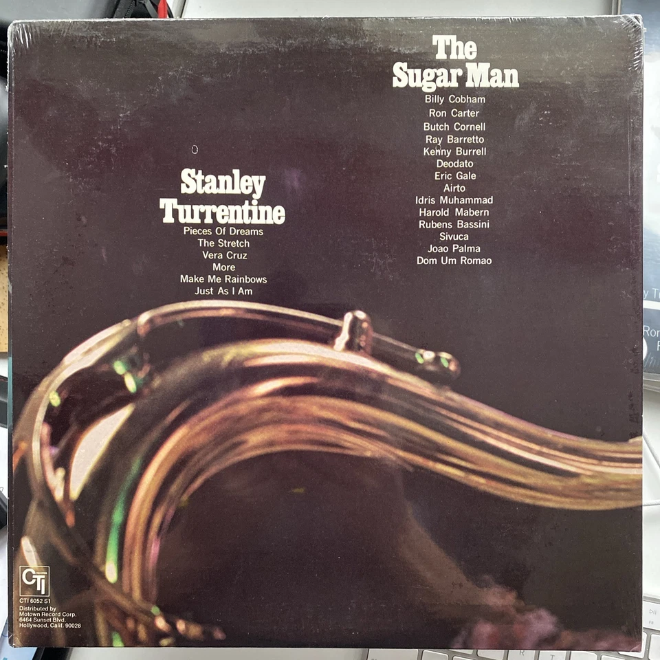 Stanley Turrentine Sugar Man Vinyl LP SEALED NEW 1975 Cobham Carter CTI6052S1 - Image 2 of 2