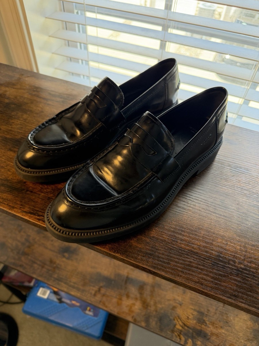Vagabond Shoemakers James Black Leather Penny Loafer Size 41 Men\'s 8 Women\'s 10 Vagabond Shoemakers James Polished Leather Penny Loafer  main image 3