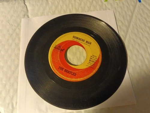 The Beatles NOWHERE MAN, WHAT GOES ON (45 R&R) PLAYS EXC Electrostatic Cleaned