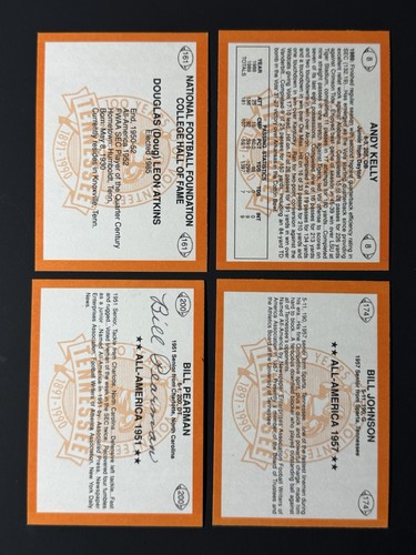 16 tarjetas autografiadas de fútbol americano "100 años de voluntarios" de Tennessee 1990 - Imagen 6 de 10