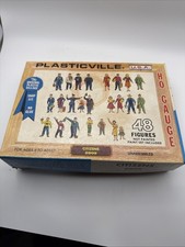 Plasticville HO Gauge Citizens 48 Figures unpainted, 2809-150 Open And Mixed