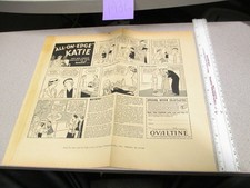 OVALTINE PROOF 1936 mag news ad blank back LITTLE ORPHAN ANNIE premium KATIE mug
