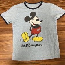 Disney Mickey Mouse T-Shirt Youth Medium Ringer 100 Cotton READ MORE .