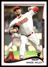 Wade Miley 2014 Topps #170 Diamondbacks MLB READ FREE SHIPPING AutographDen