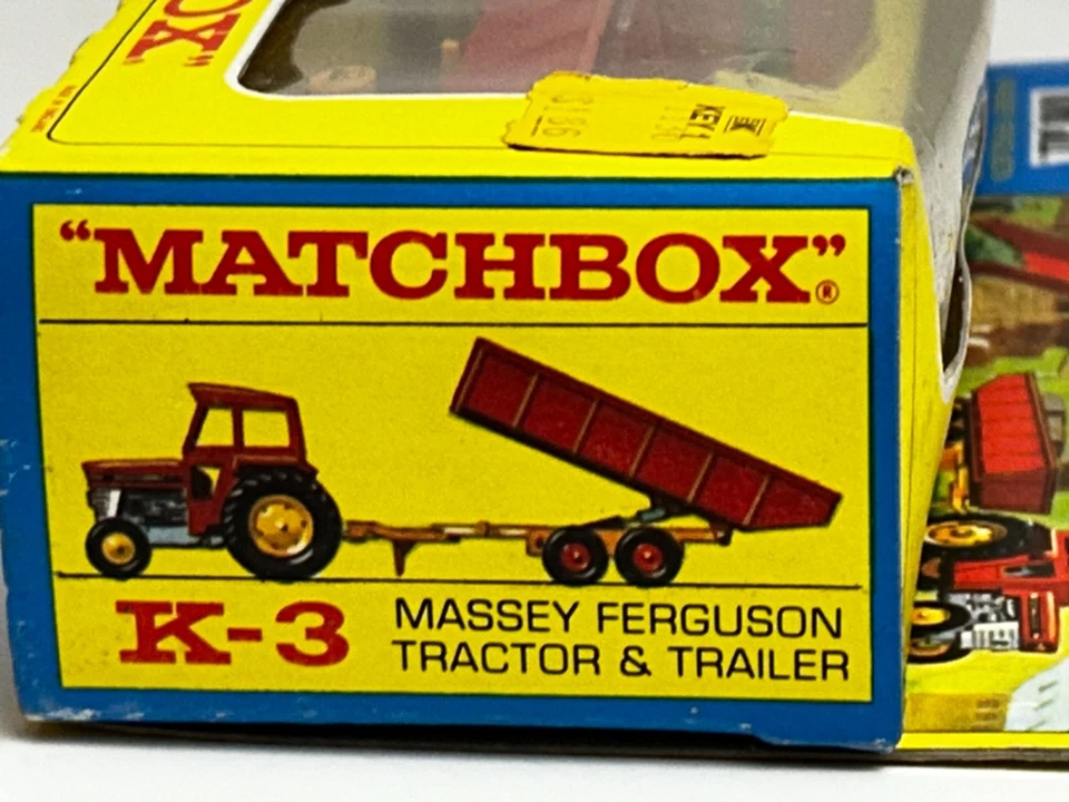 Matchbox King Size No. Tractor y remolque K-3 Massey Ferguson con caja original Foto 3 de 4