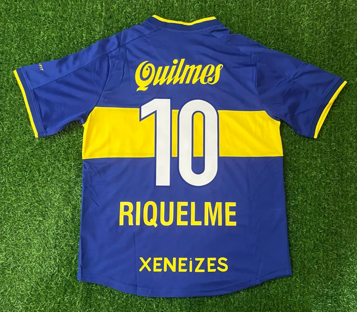 Riquelme 10 Boca Juniors Jersey 2000 Size L Retro Football Home SS