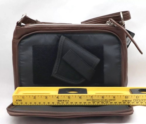 Cartera de Transporte Oculta - Cuero Genuino - 4 Compartimentos - 7 X 11 pulgadas - Bloqueo - Imagen 33 de 33