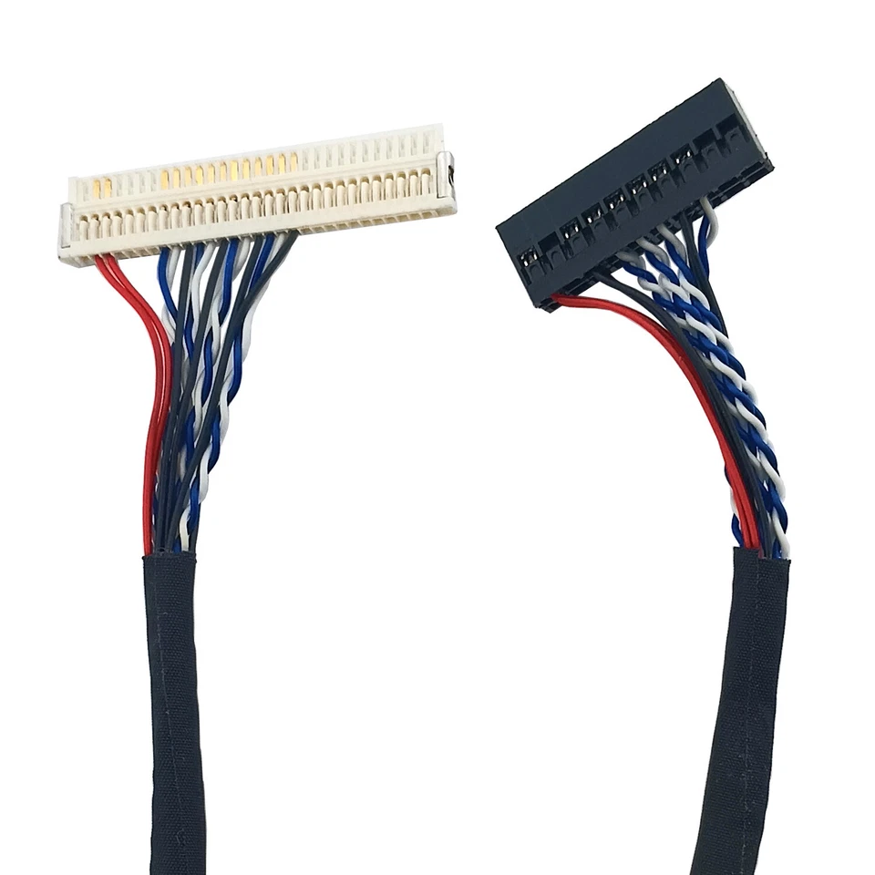 LVDS Video Cable FIX 30pin 1 Channel LCD Board Display Panel Connector D6 30P - Image 2 of 4