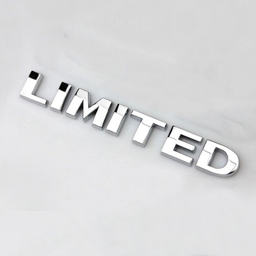 1x Chrome LIMITED Logo Badge Sticker Emblem Decal Decorative Car Accessories - Foto 5 di 8