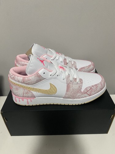 Air Jordan 1 Low Paint Drip Artic Punch 