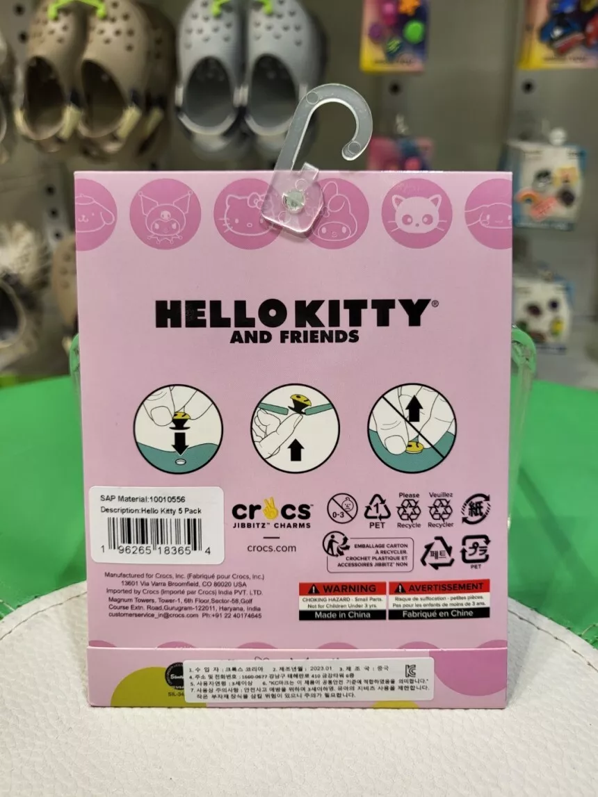 Crocs Hello Kitty 5 Pack Jibbitz