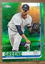 2019 TOPPS CHROME - GREEN REFRACTOR - SHANE GREENE - /99