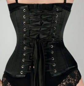 Long Line Expert Waist Training Underbust Corset Black