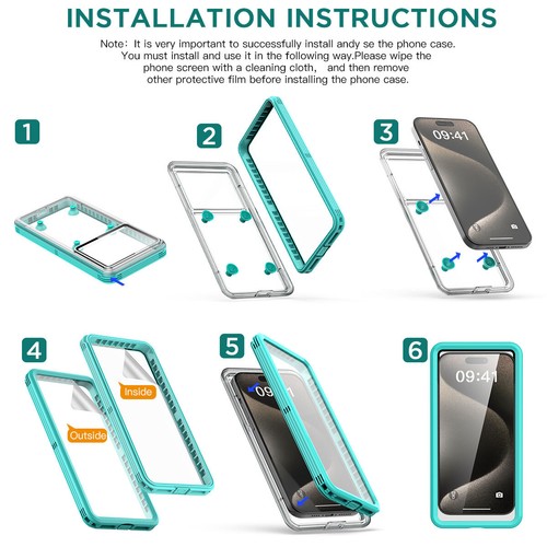 Underwater Diving Waterproof Case Cover for Samsung A15 A25 A54 A23 A15 A14 A05s - Picture 46 of 46