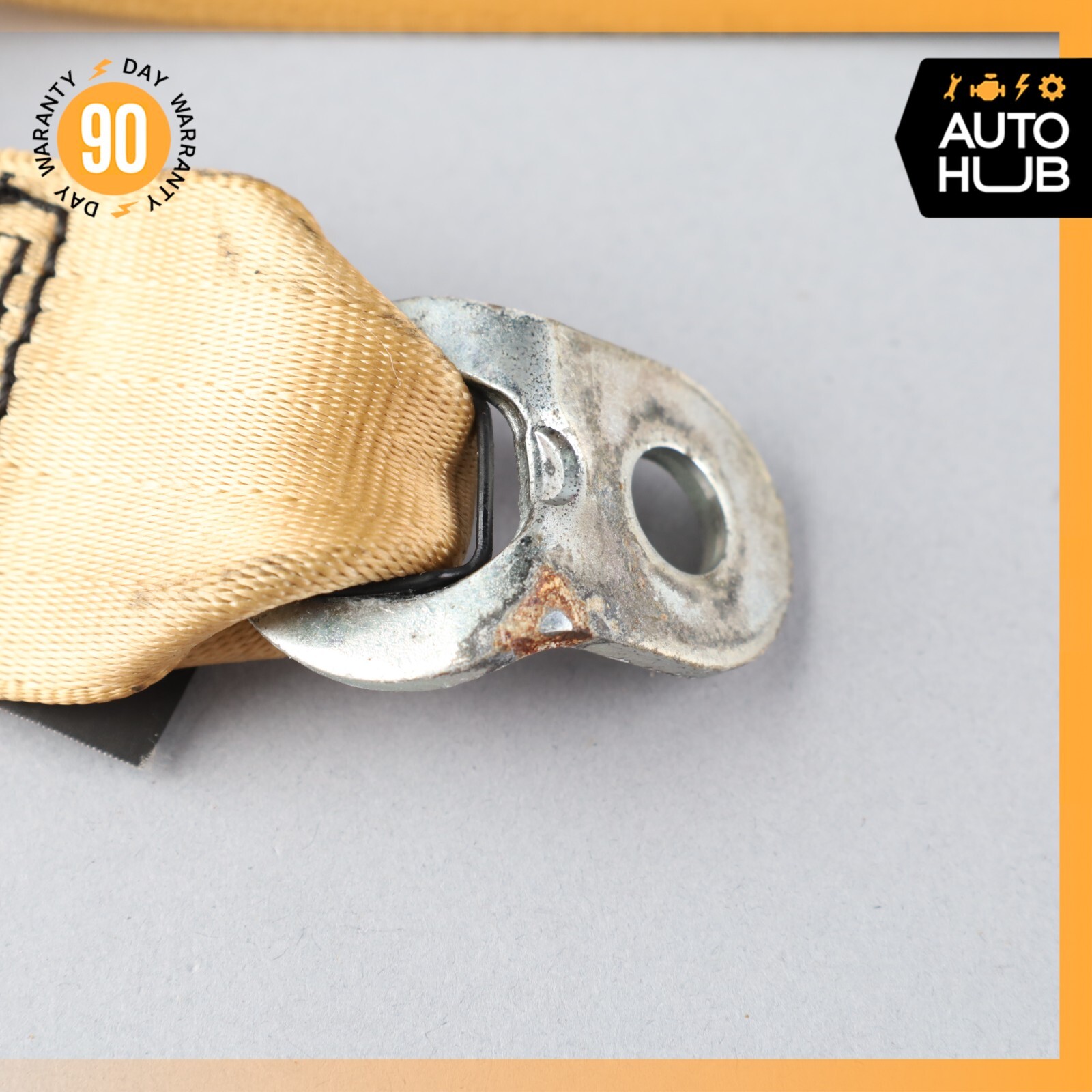 07-11 Bentley Continental GTC Rear Left or Right Side Seat Belt Beige OEM 60k