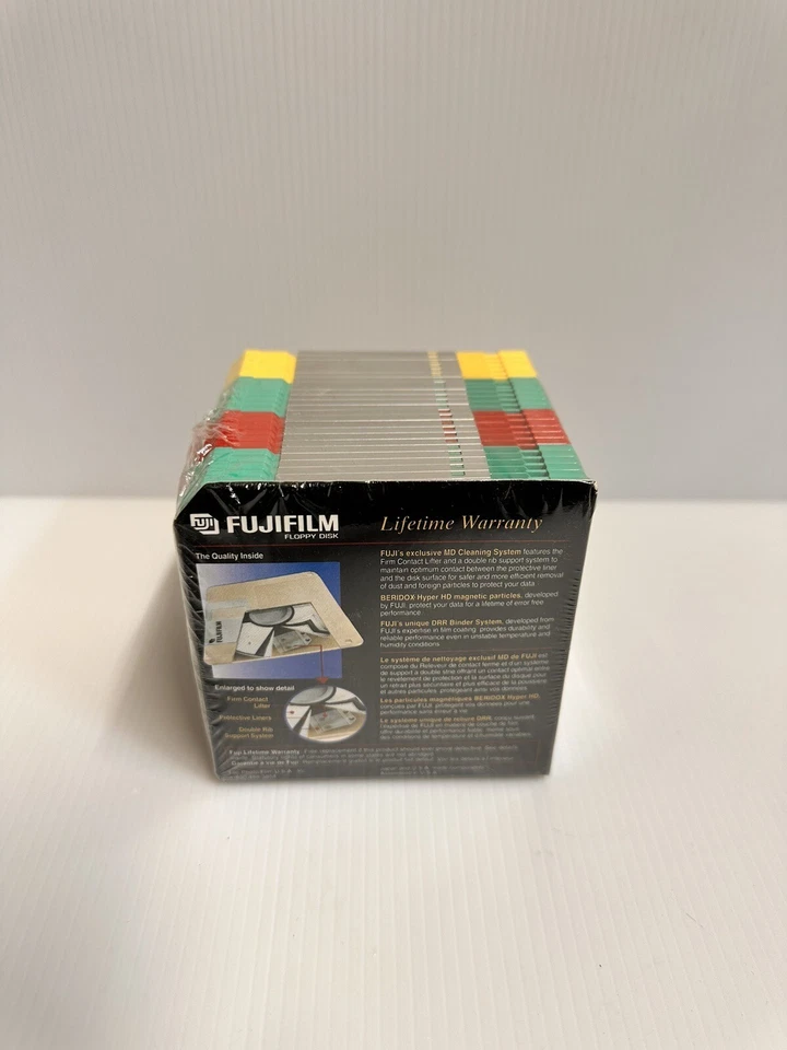 Brand New Shrink-Wrapped FUJIFILM 25-pk3.5" Floppy Disks 2HD IBM Formatted - Image 2 of 2