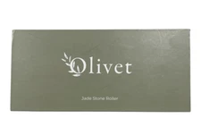 Olivet Jade Stone Roller - Spa Grade Face Roller Massager - With Travel Pouch