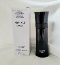 Giorgio Armani Armani Code 2.5oz Men Eau de Toilette for Men in a TST box