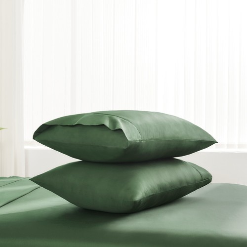100% Pure Cotton Sheet Sets Deep Fitted Flat Sheet Pillwocases Breathable Soft - Picture 39 of 43