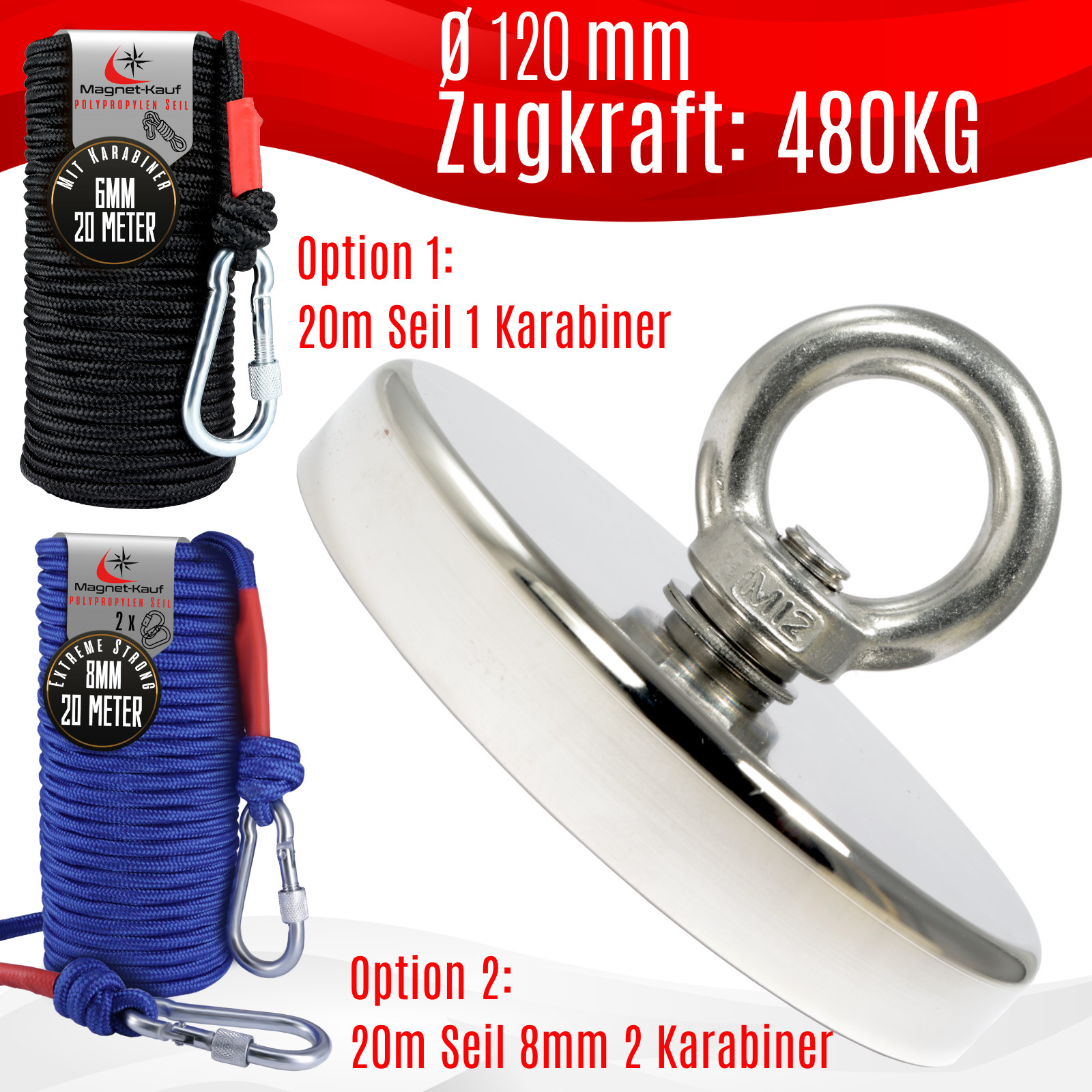 Imán de montaña imanes de neodimio con orificio orificio reducción ojal imán de olla 500 kg fuerte