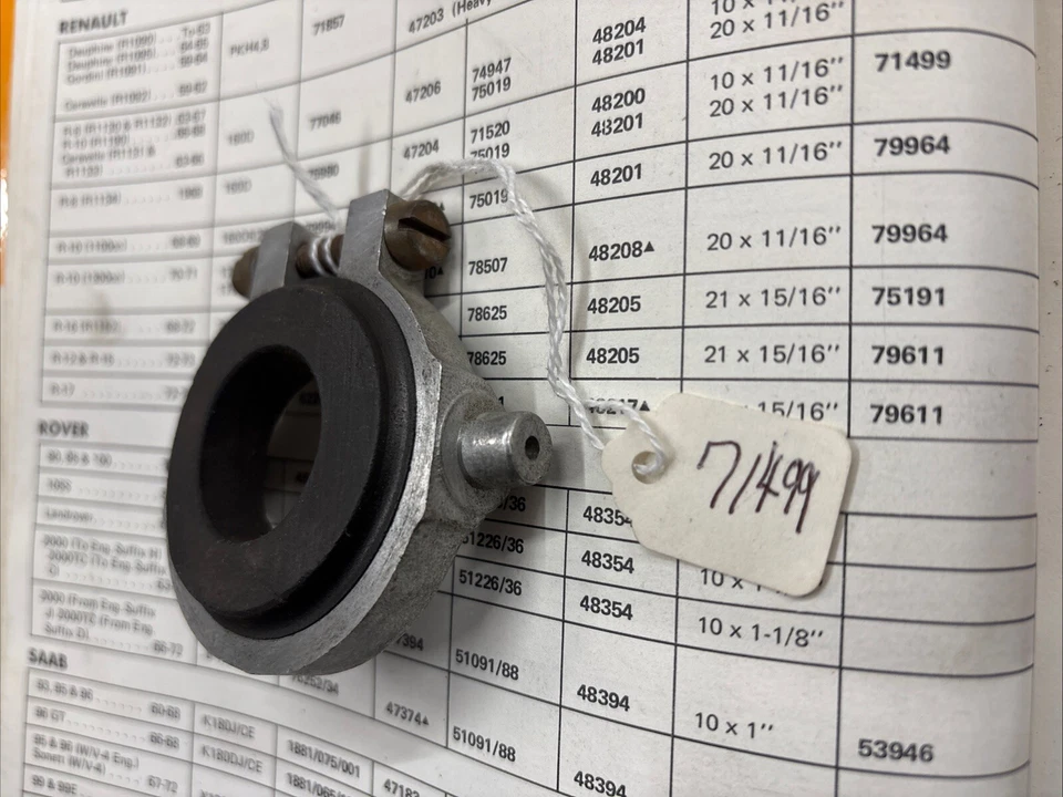 Cojinete de liberación embrague carbono Renault R8 Gordini R1134 1100cc NOS (solo 1968) Foto 2 de 4