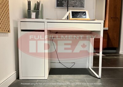 New IKEA MICKE White Office Desk Drawer 105x50 cm (41 ⅜x19 ⅝