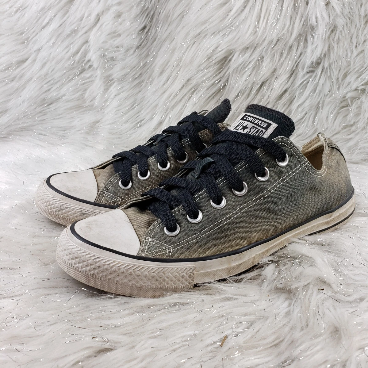 Mens black converse size cheap 9