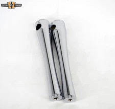 Chrome 10" Smooth Handlebar Top Risers Fits For 1" Handle Bars Clamping