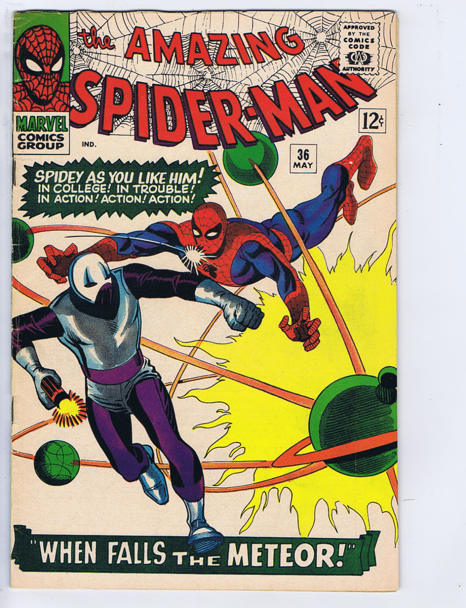 Amazing Spider-Man #36 Marvel 1966 When Falls the Meteor