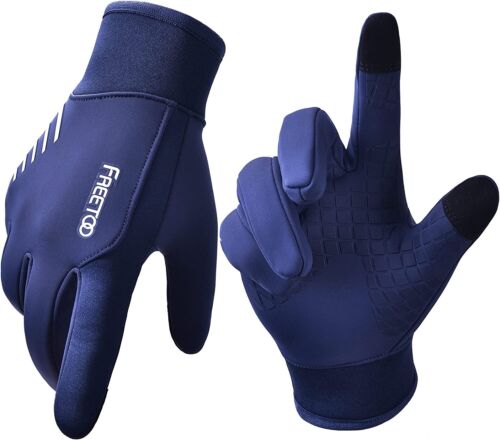 Touchscreen Winter Gloves,Thin Warm Gloves for Driving, Motorcycle, Hiking - Picture 1 of 15