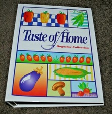 TASTE OF HOME MAGAZINES IN BINDER 11 ISSUES 1999, 2000