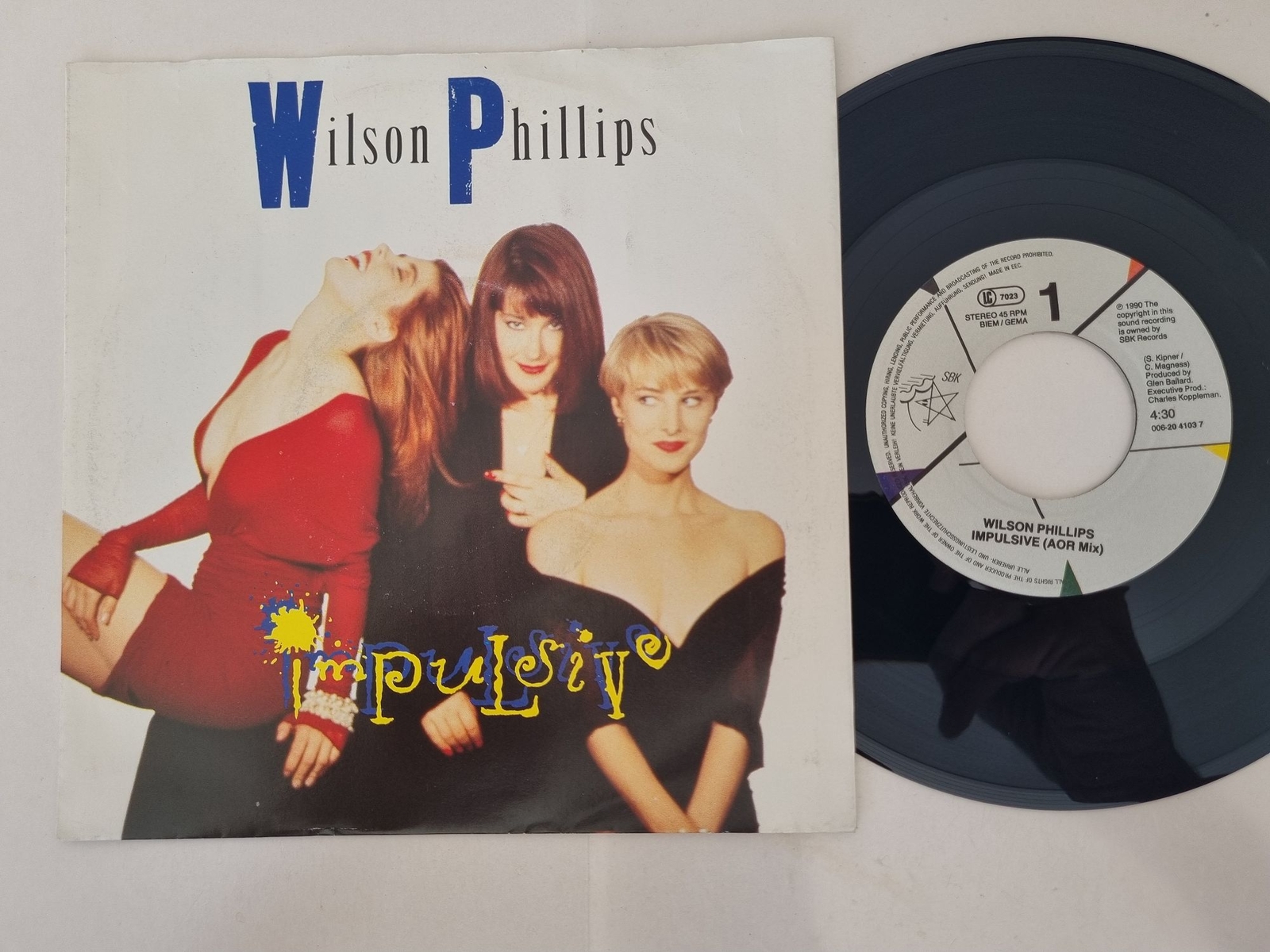 Wilson Phillips - Impulsive 7'' Vinyl Germany