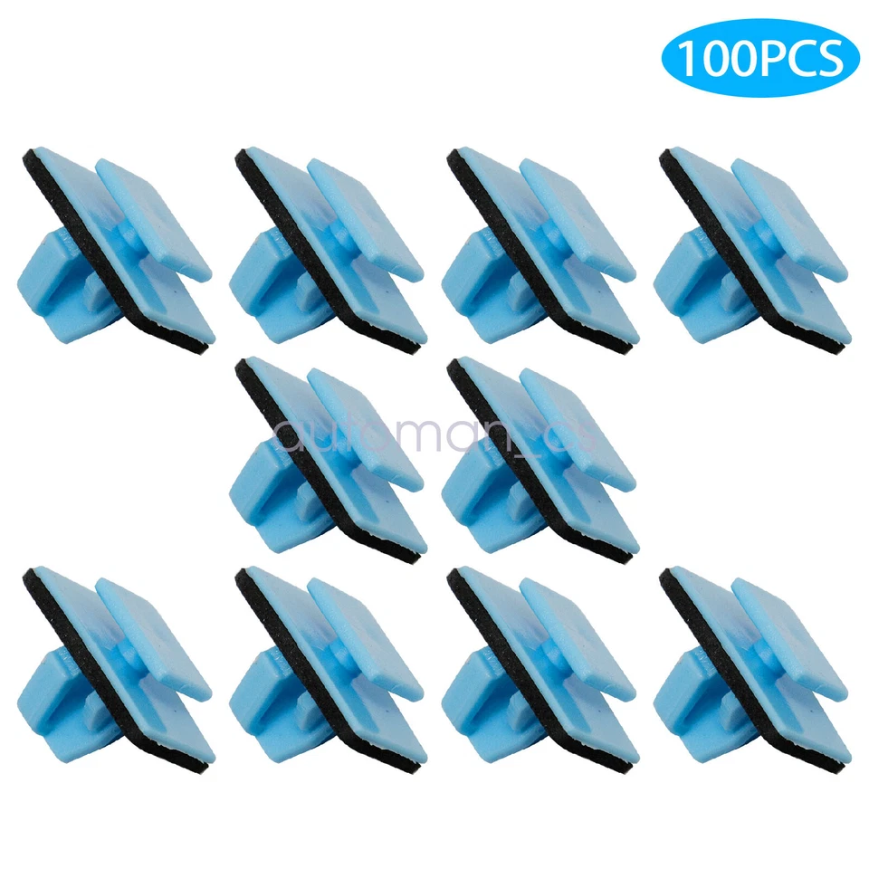Clips de moldura de retenedor de panel basculante 100 piezas para Kia Sportage Hyundai Santa Fe Foto 3 de 4