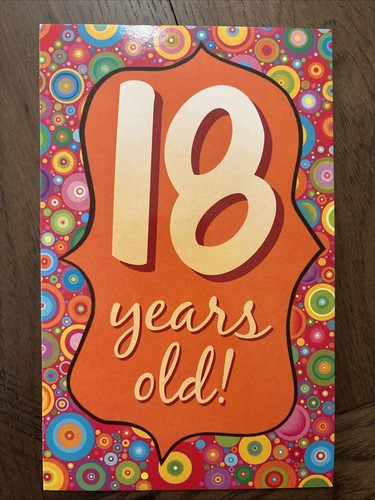 18th Birthday 18 Years Old Nephew Niece Son Daughter Etc Stockwell Greeting Card - Picture 5 of 14