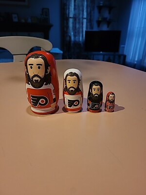 NEW 2022 #9 Ivan Provorov Nesting Doll Philadelphia Flyers Logo NHL Hockey SGA
